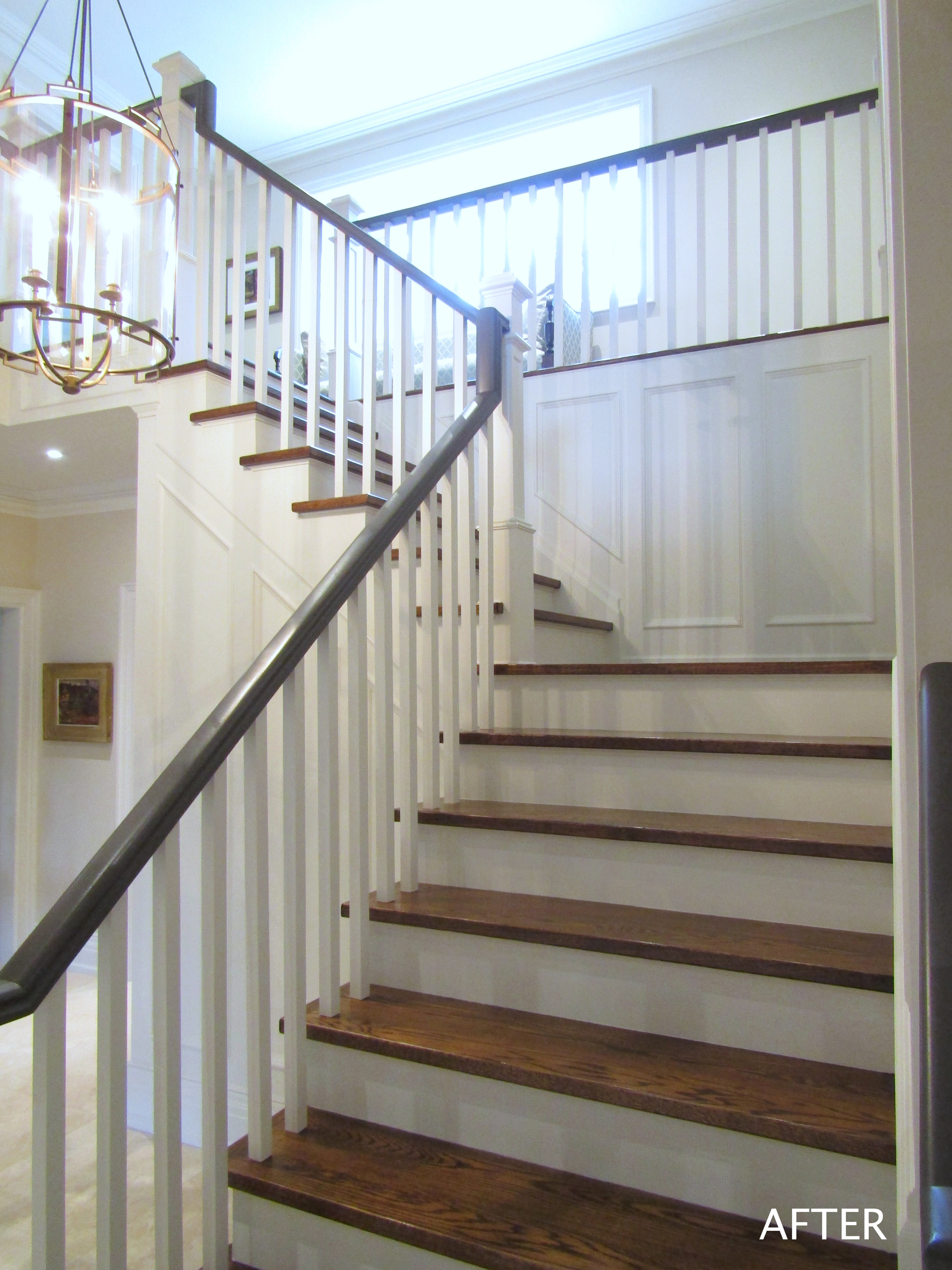 After picture of custom staircase